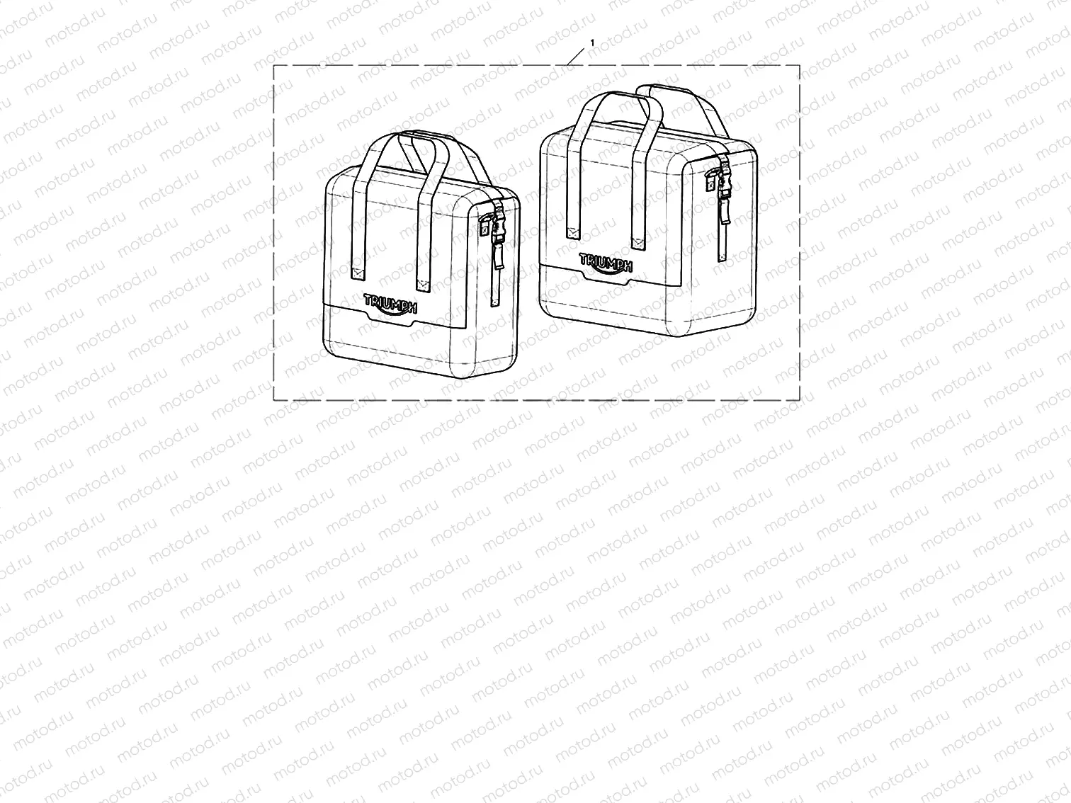 Inner bag pair (trekker)