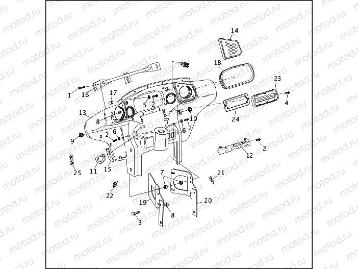 INNER FAIRING - FLHTP