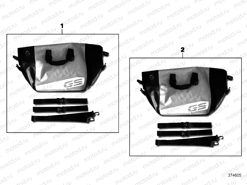 INNER POCKET, ALUMINUM CASE/TOPCASE
