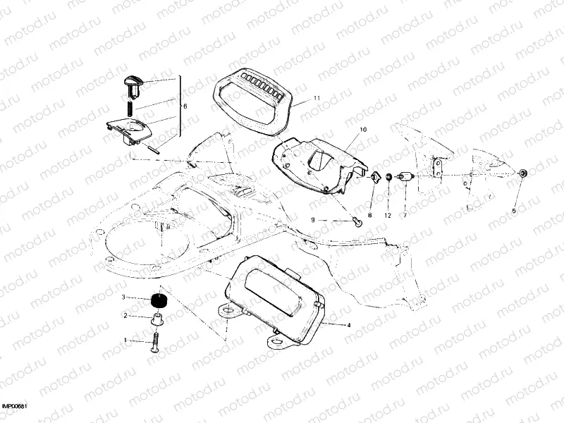 INSTRUMENT PANEL » HANDLE BAR