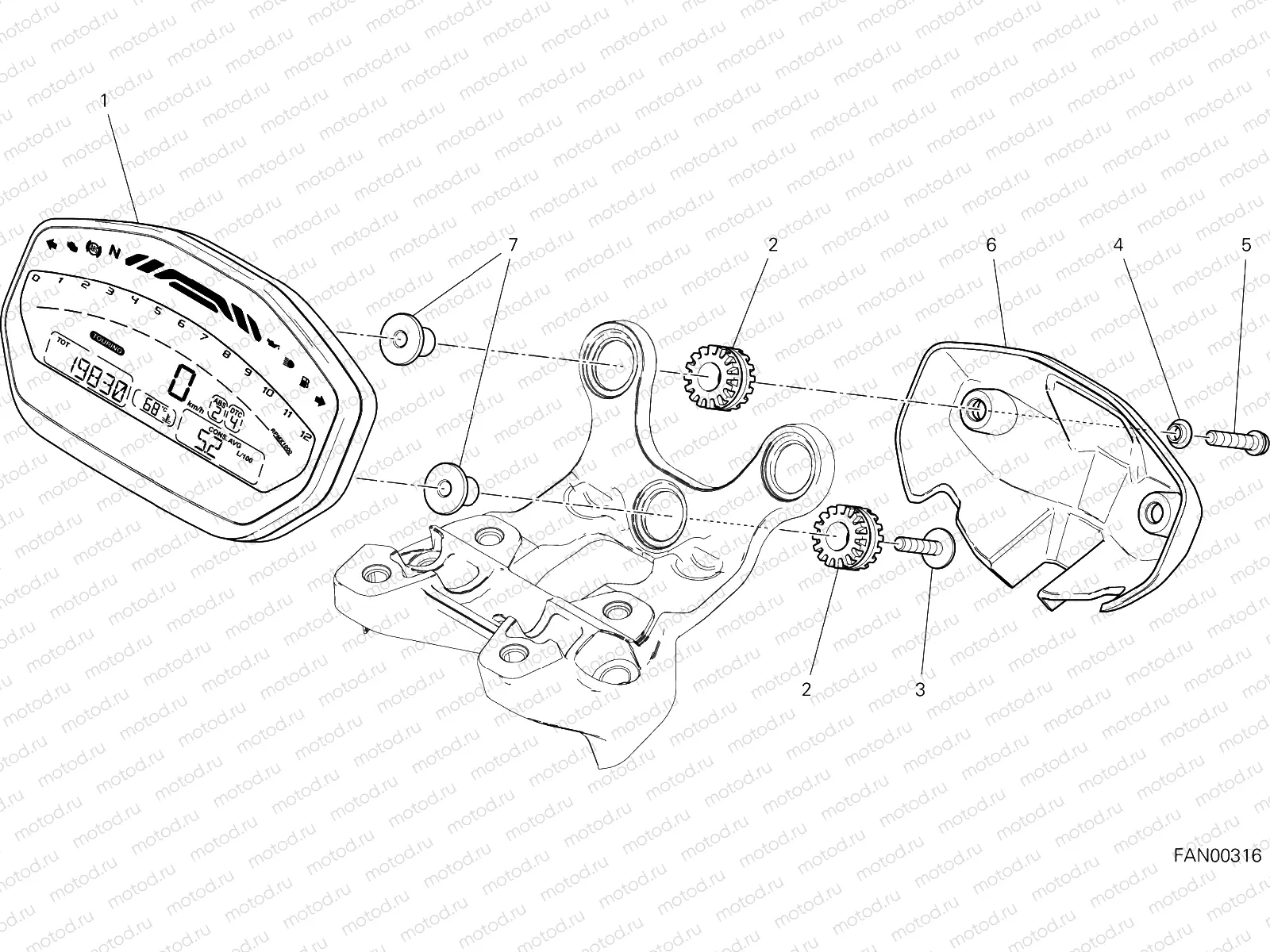 INSTRUMENT PANEL [MOD:M 797]