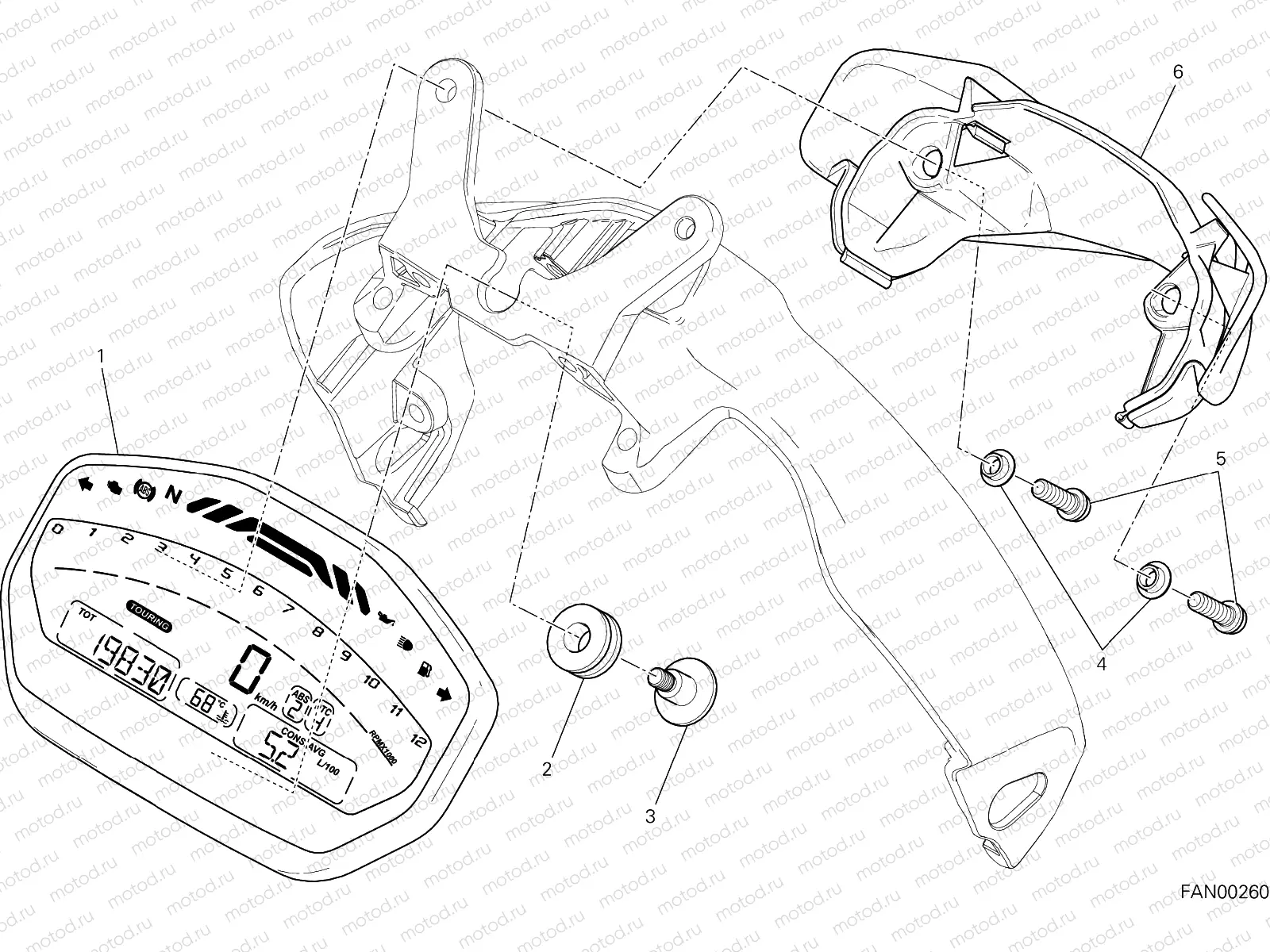 INSTRUMENT PANEL [MOD:M821DARK]