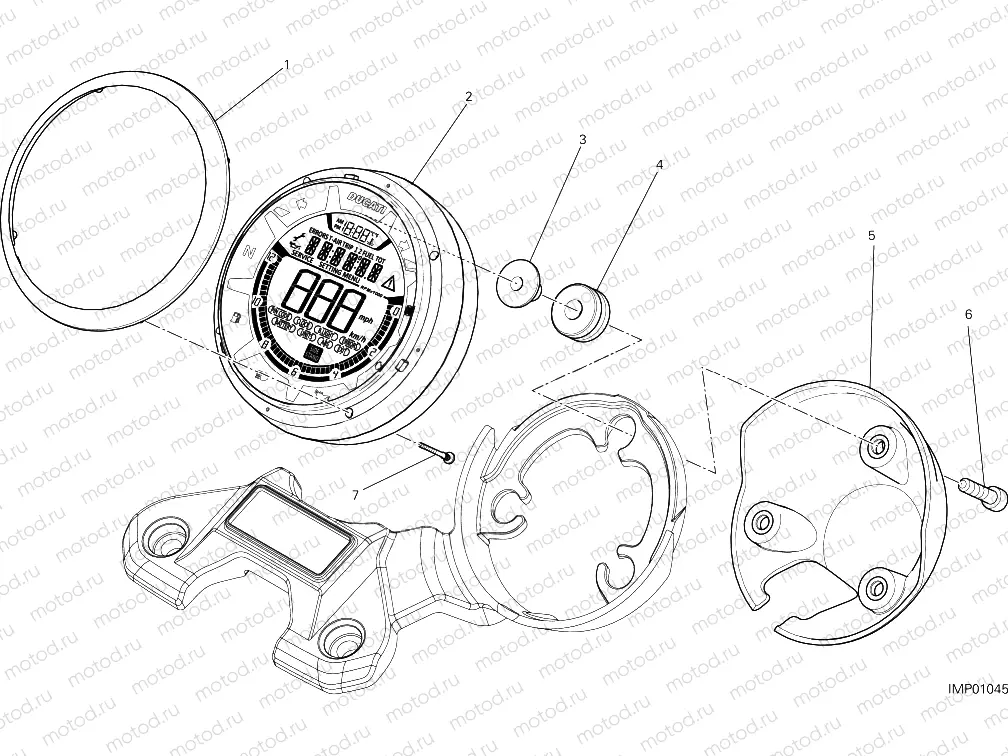 INSTRUMENT PANEL [MOD:SCR800CR]