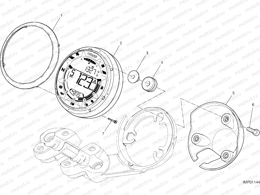 INSTRUMENT PANEL [MOD:SCR800FT]