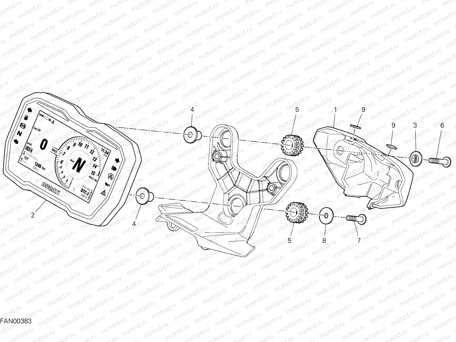 INSTRUMENT PANEL [MOD:SFV4 S]