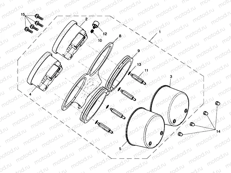 Instruments - Bonneville T100 43