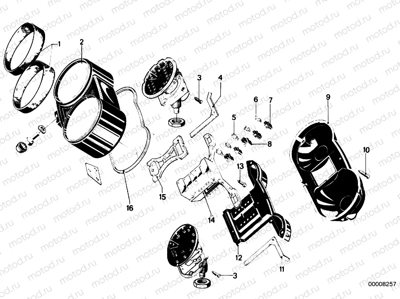 Instruments combinat-.single components