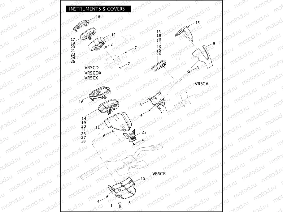 INSTRUMENTS & COVERS