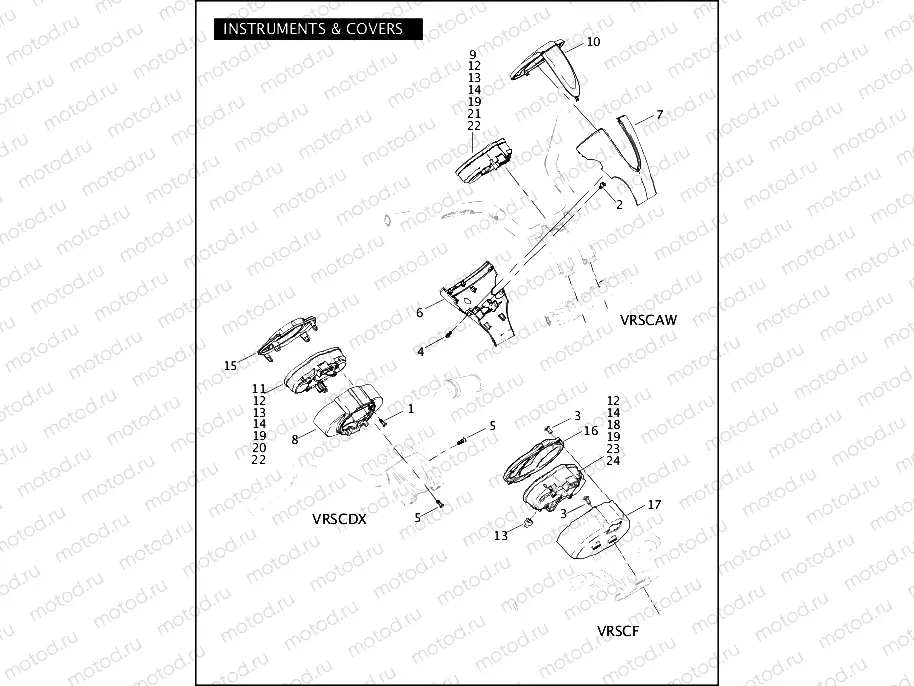 INSTRUMENTS & COVERS