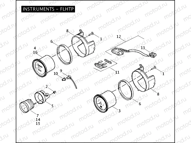 INSTRUMENTS - FLHTP