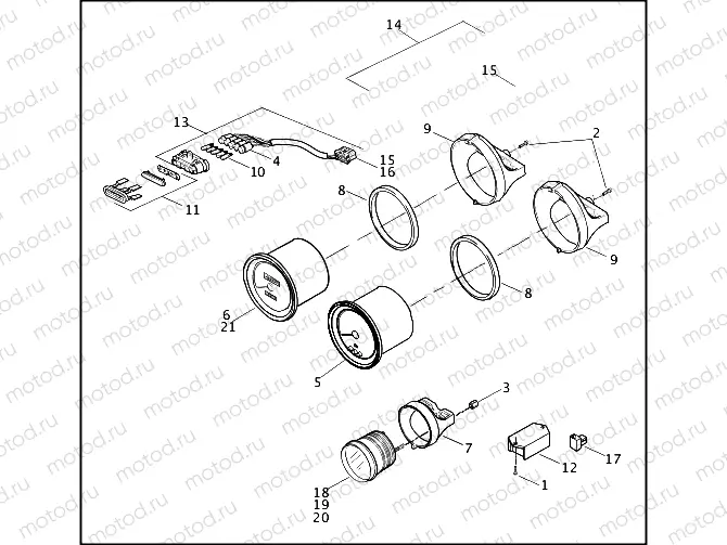 INSTRUMENTS - FLHTPI