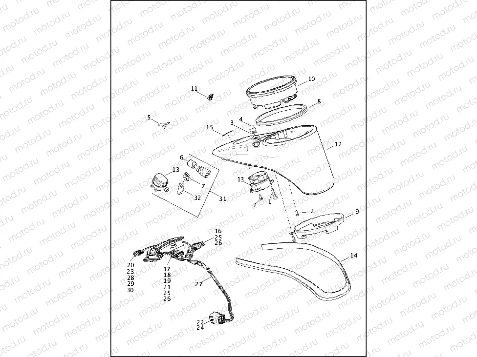 INSTRUMENTS - FLS & FLSTC (1 OF 2)