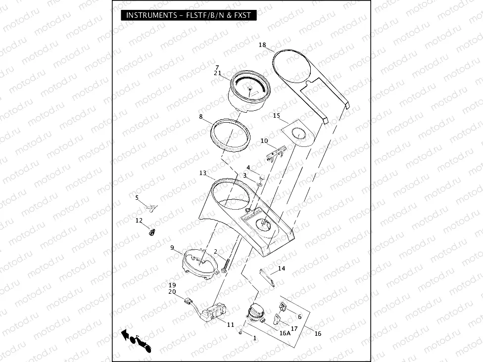 INSTRUMENTS - FLSTF, FLSTFB, FLSTN & FXST
