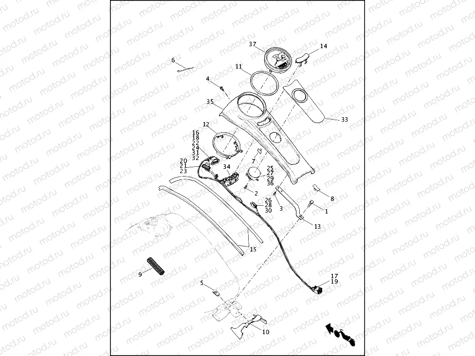 INSTRUMENTS, FUEL TANK