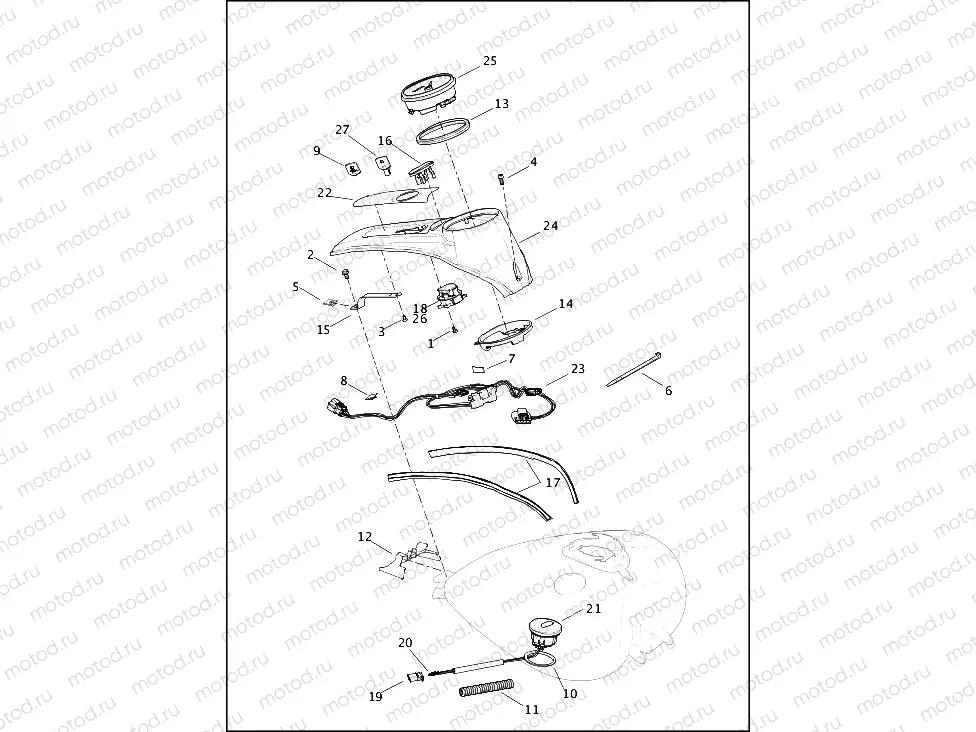INSTRUMENTS, FUEL TANK - FLRT