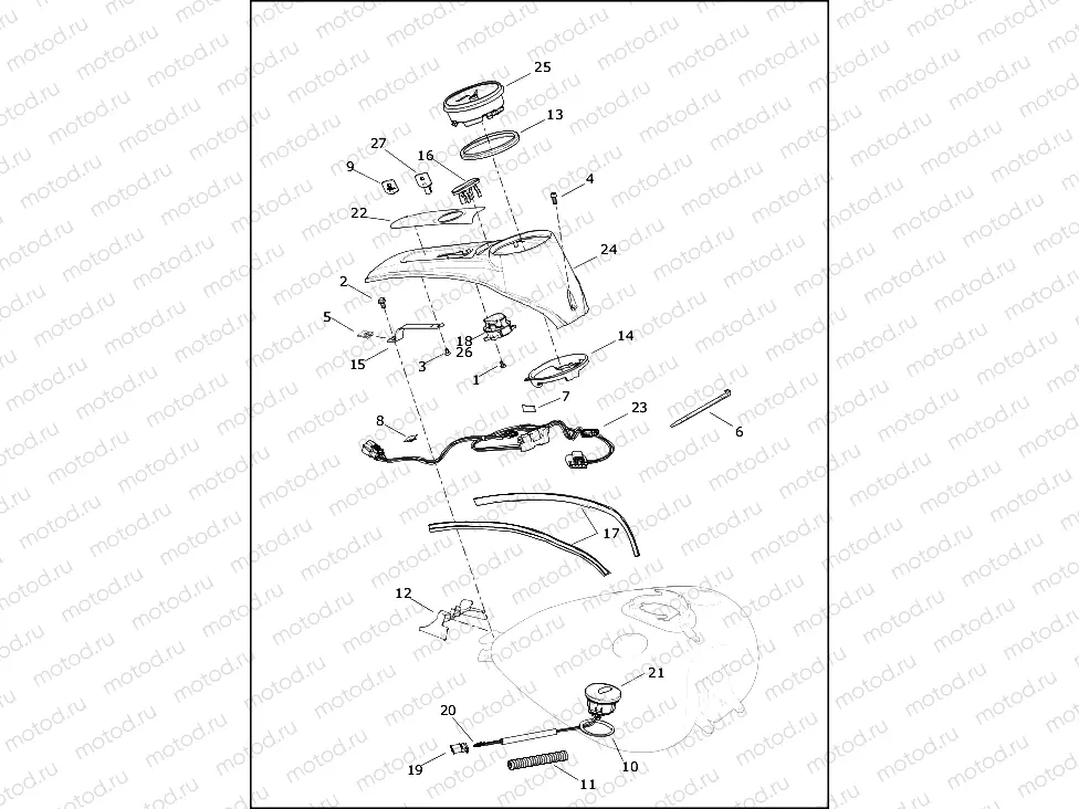 INSTRUMENTS, FUEL TANK - FLRT