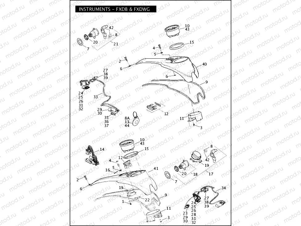INSTRUMENTS - FXDB & FXDWG