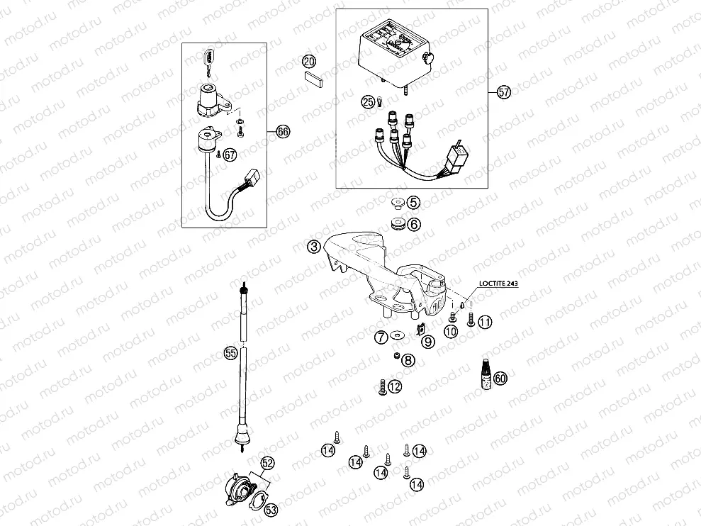 INSTRUMENTS / LOCK SYSTEM