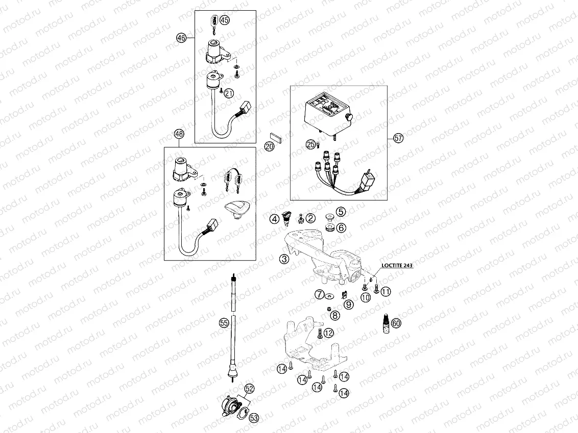 INSTRUMENTS / LOCK SYSTEM