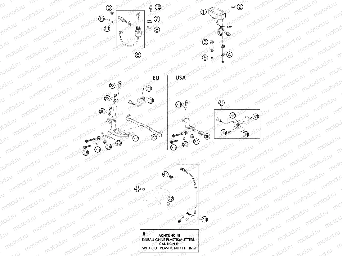 INSTRUMENTS / LOCK SYSTEM