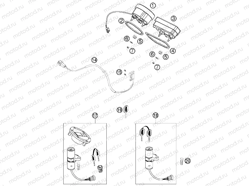 INSTRUMENTS / LOCK SYSTEM