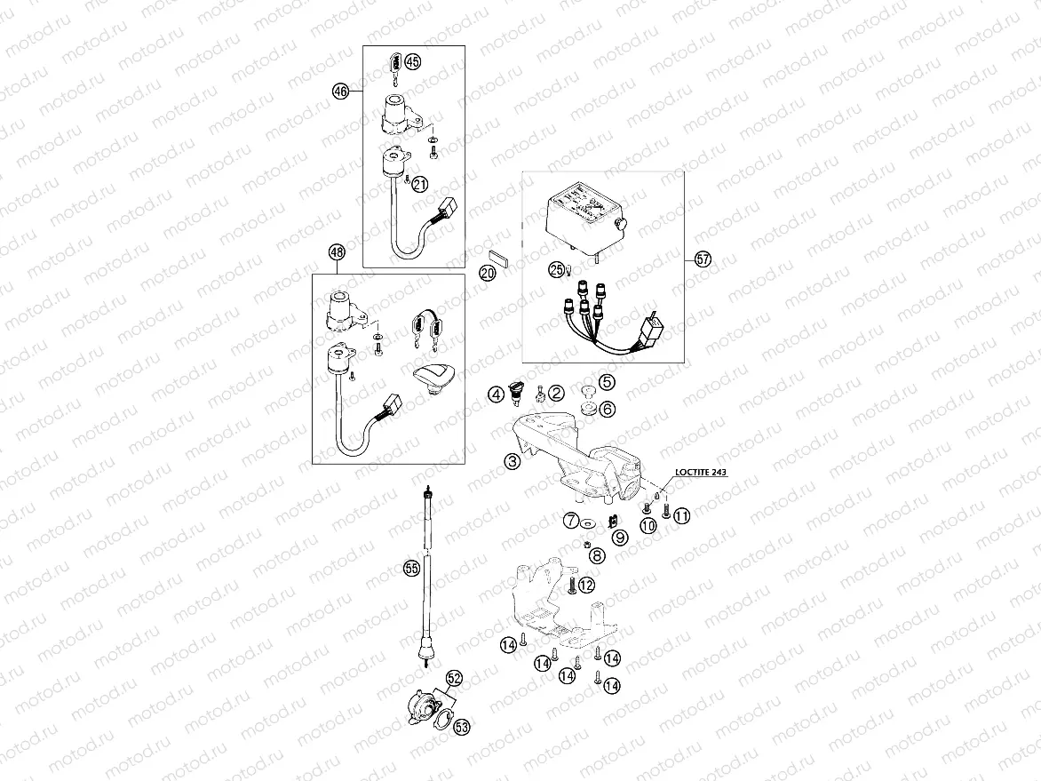 INSTRUMENTS / LOCK SYSTEM