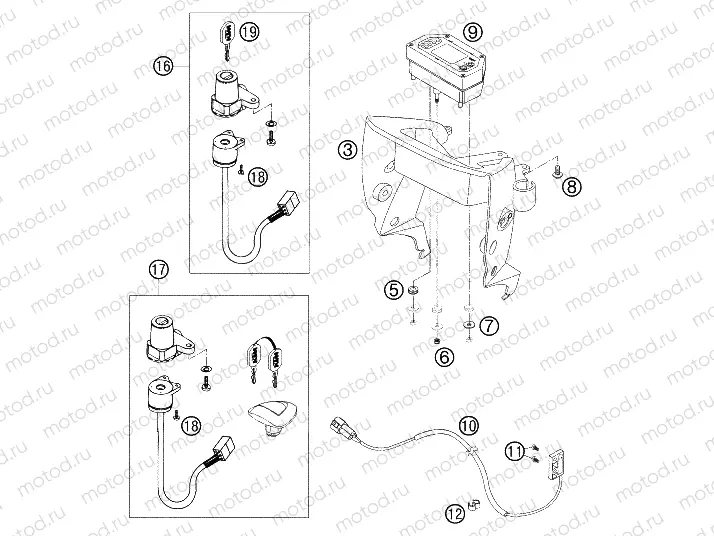 INSTRUMENTS / LOCK SYSTEM
