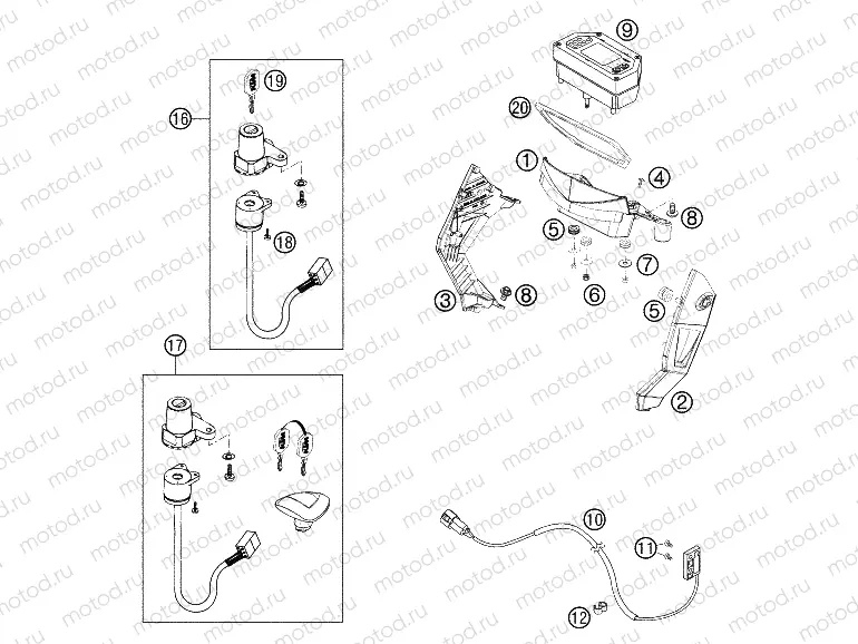 INSTRUMENTS / LOCK SYSTEM