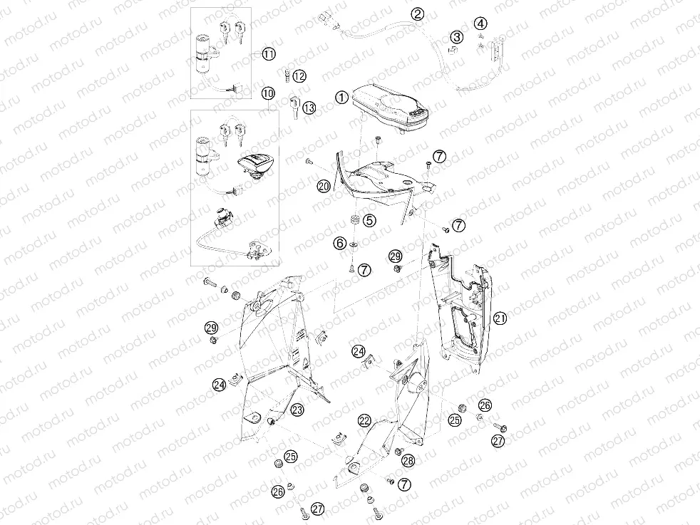 INSTRUMENTS / LOCK SYSTEM