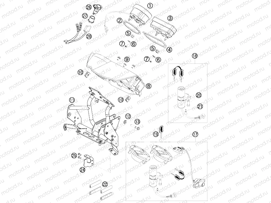 INSTRUMENTS / LOCK SYSTEM