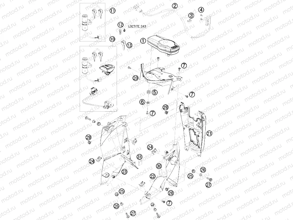 INSTRUMENTS / LOCK SYSTEM