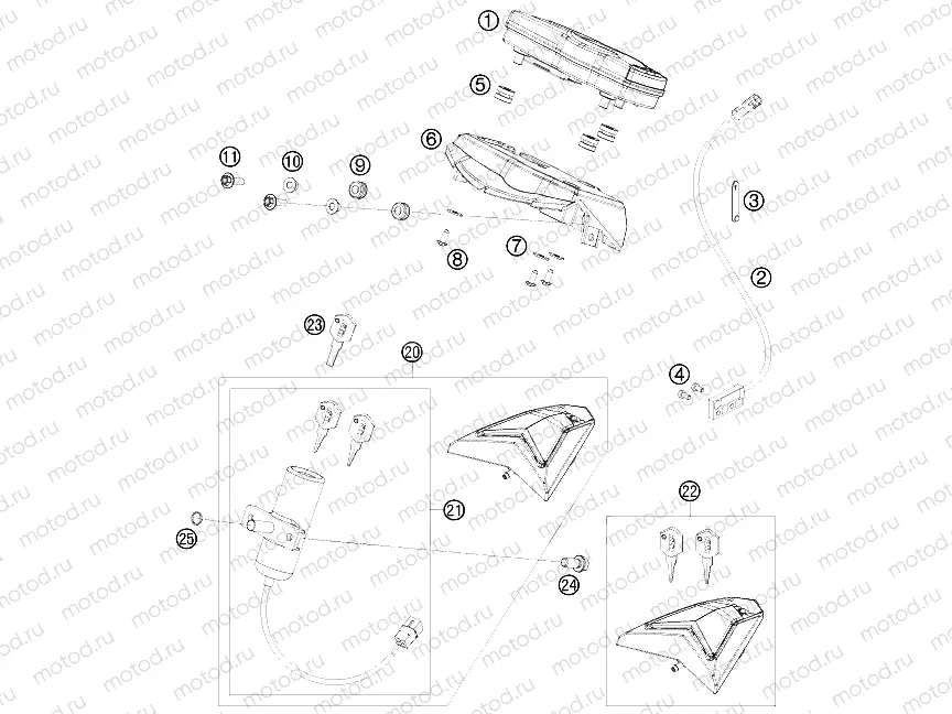 INSTRUMENTS / LOCK SYSTEM