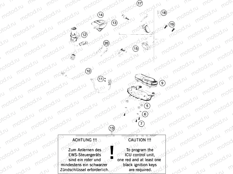 INSTRUMENTS / LOCK SYSTEM