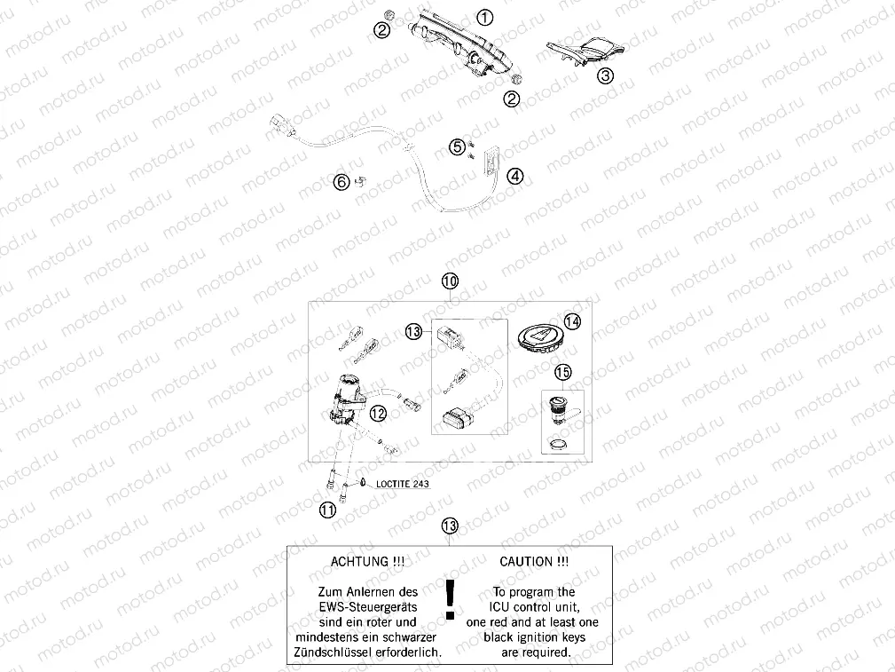 INSTRUMENTS / LOCK SYSTEM