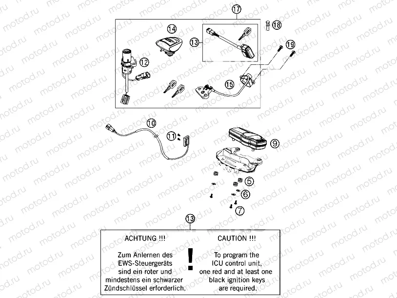 INSTRUMENTS / LOCK SYSTEM