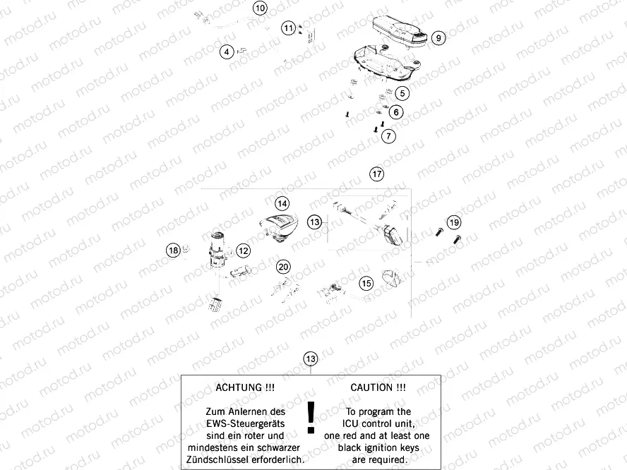 INSTRUMENTS / LOCK SYSTEM