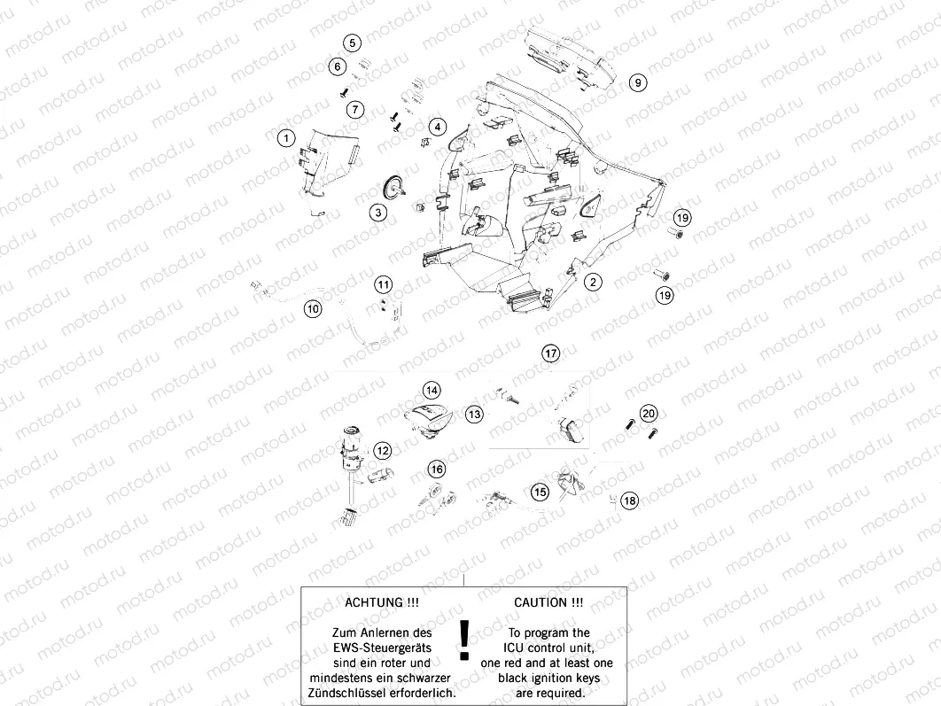 INSTRUMENTS / LOCK SYSTEM