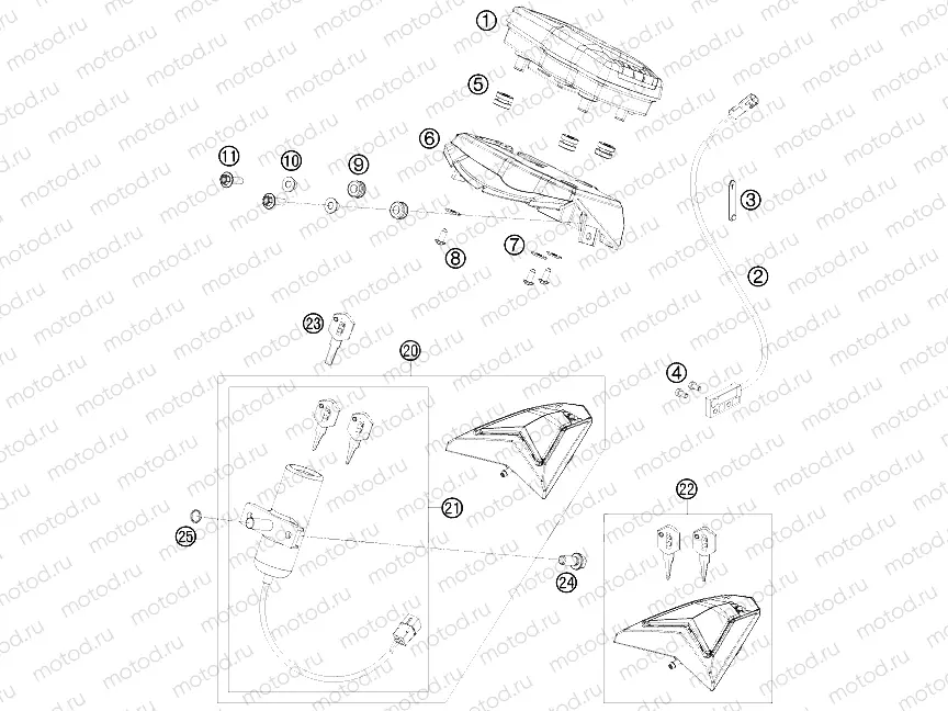 INSTRUMENTS / LOCK SYSTEM