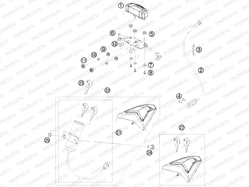 INSTRUMENTS / LOCK SYSTEM