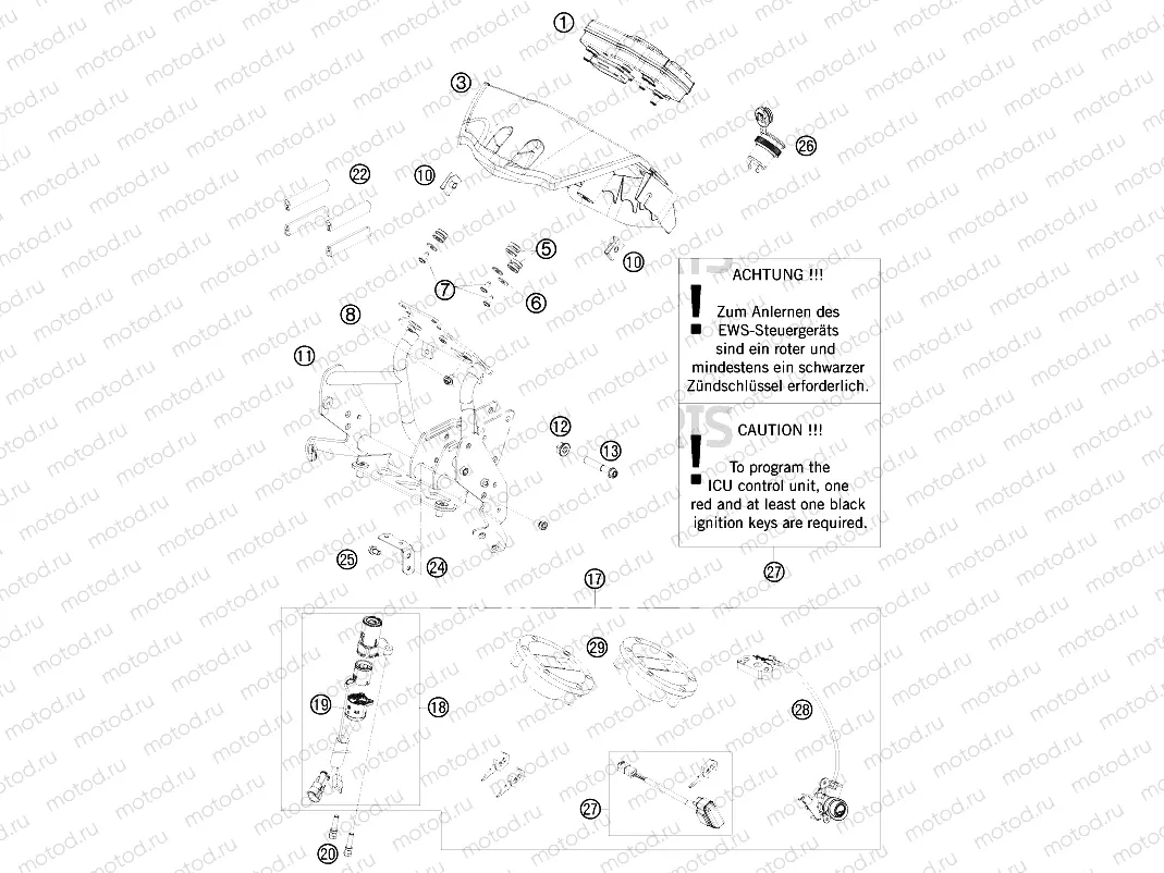 INSTRUMENTS / LOCK SYSTEM