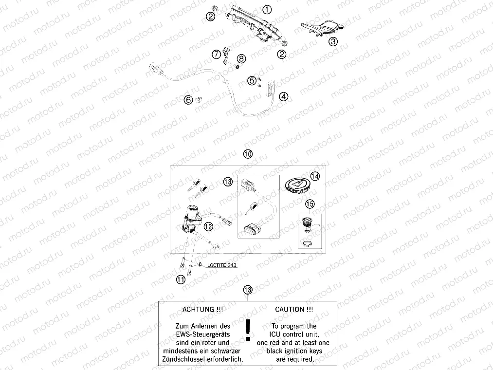 INSTRUMENTS / LOCK SYSTEM