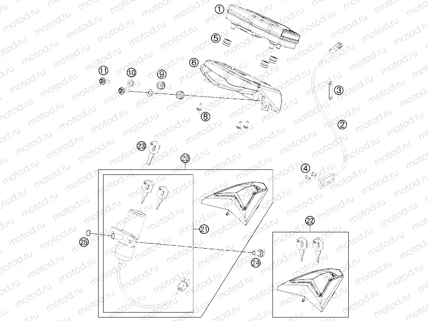 INSTRUMENTS / LOCK SYSTEM