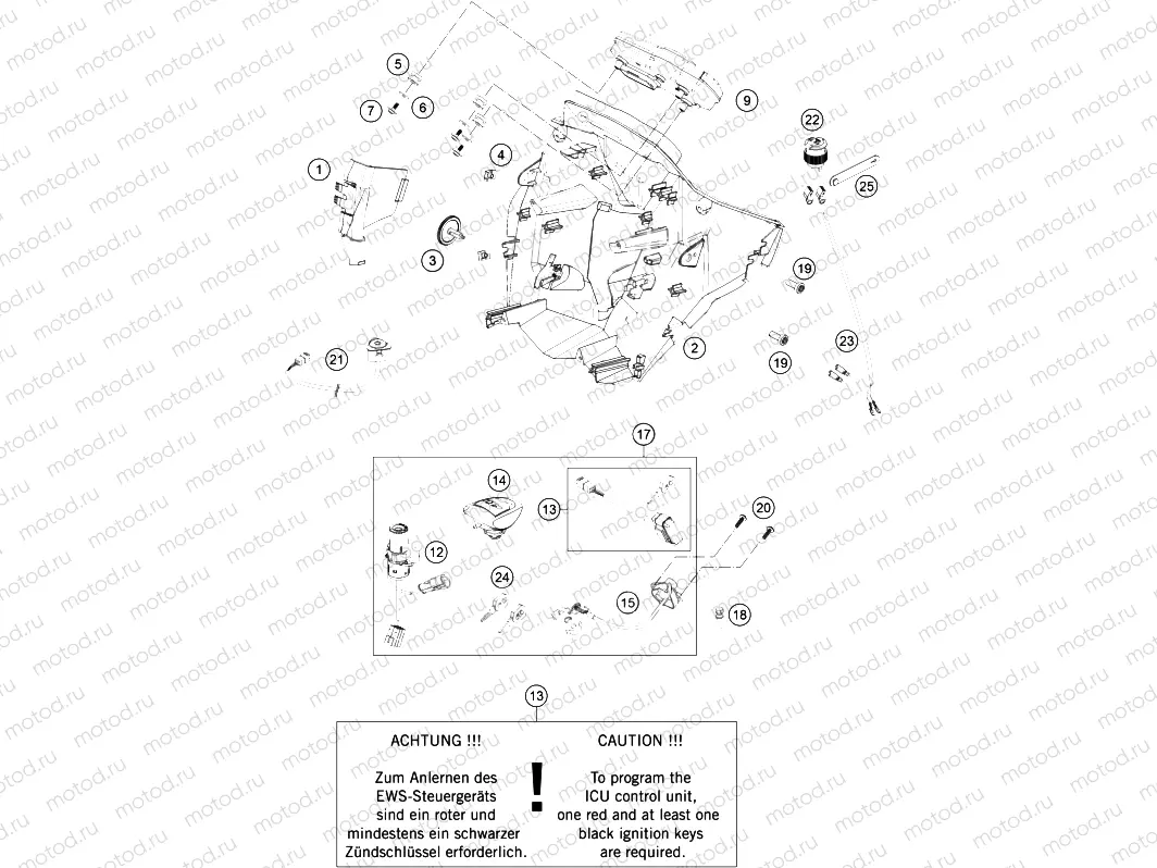 INSTRUMENTS / LOCK SYSTEM