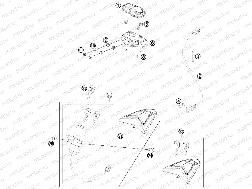INSTRUMENTS / LOCK SYSTEM