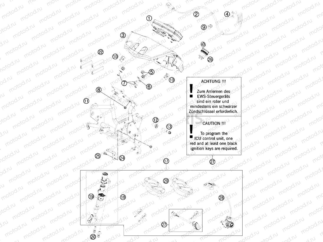 INSTRUMENTS / LOCK SYSTEM