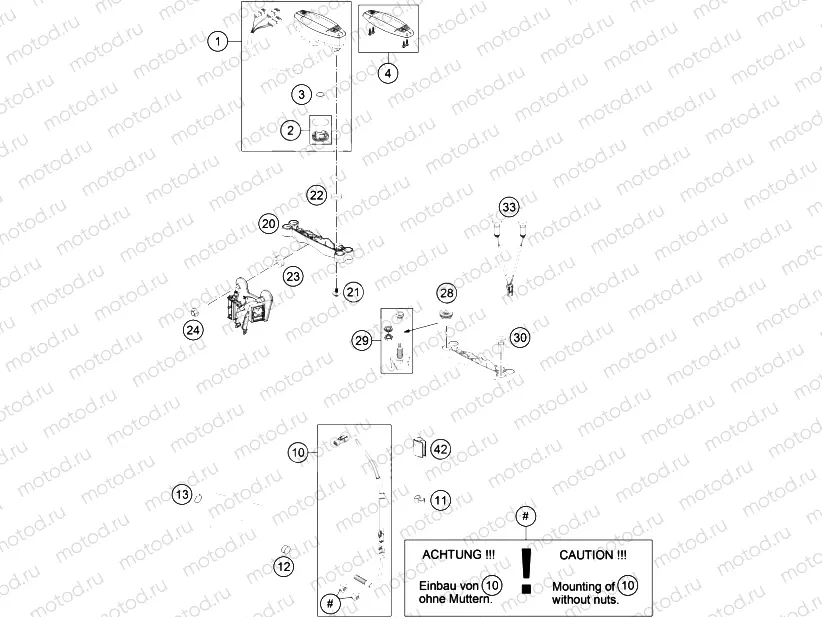 INSTRUMENTS / LOCK SYSTEM
