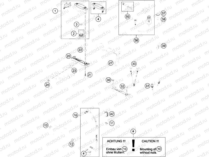 INSTRUMENTS / LOCK SYSTEM