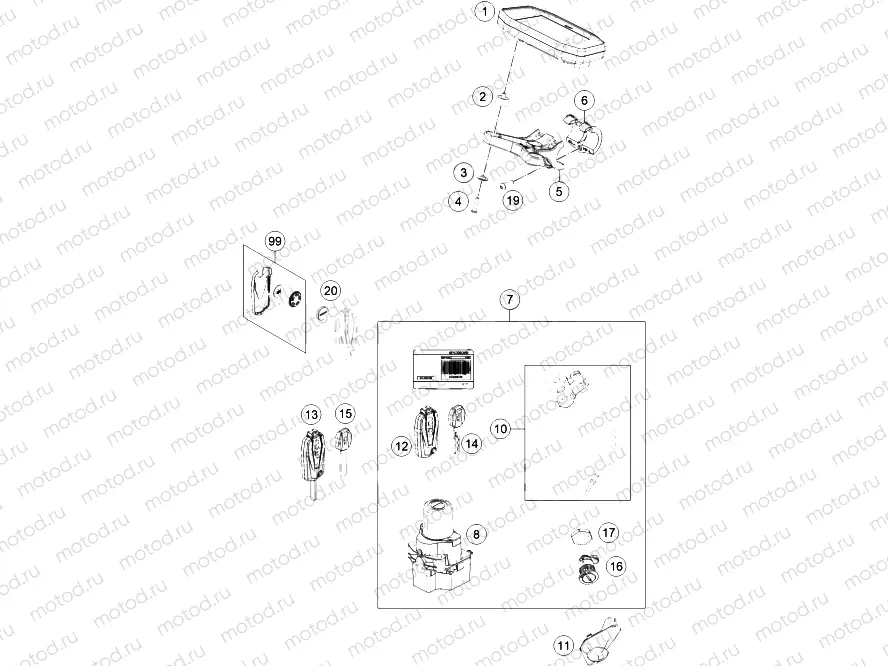 INSTRUMENTS / LOCK SYSTEM