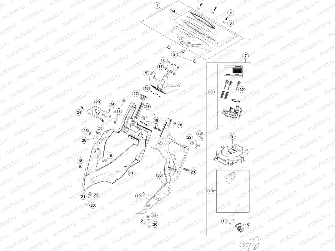 INSTRUMENTS / LOCK SYSTEM