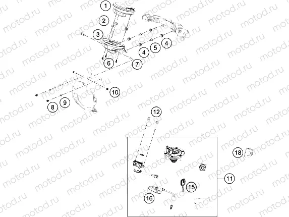 INSTRUMENTS / LOCK SYSTEM|Frame|14